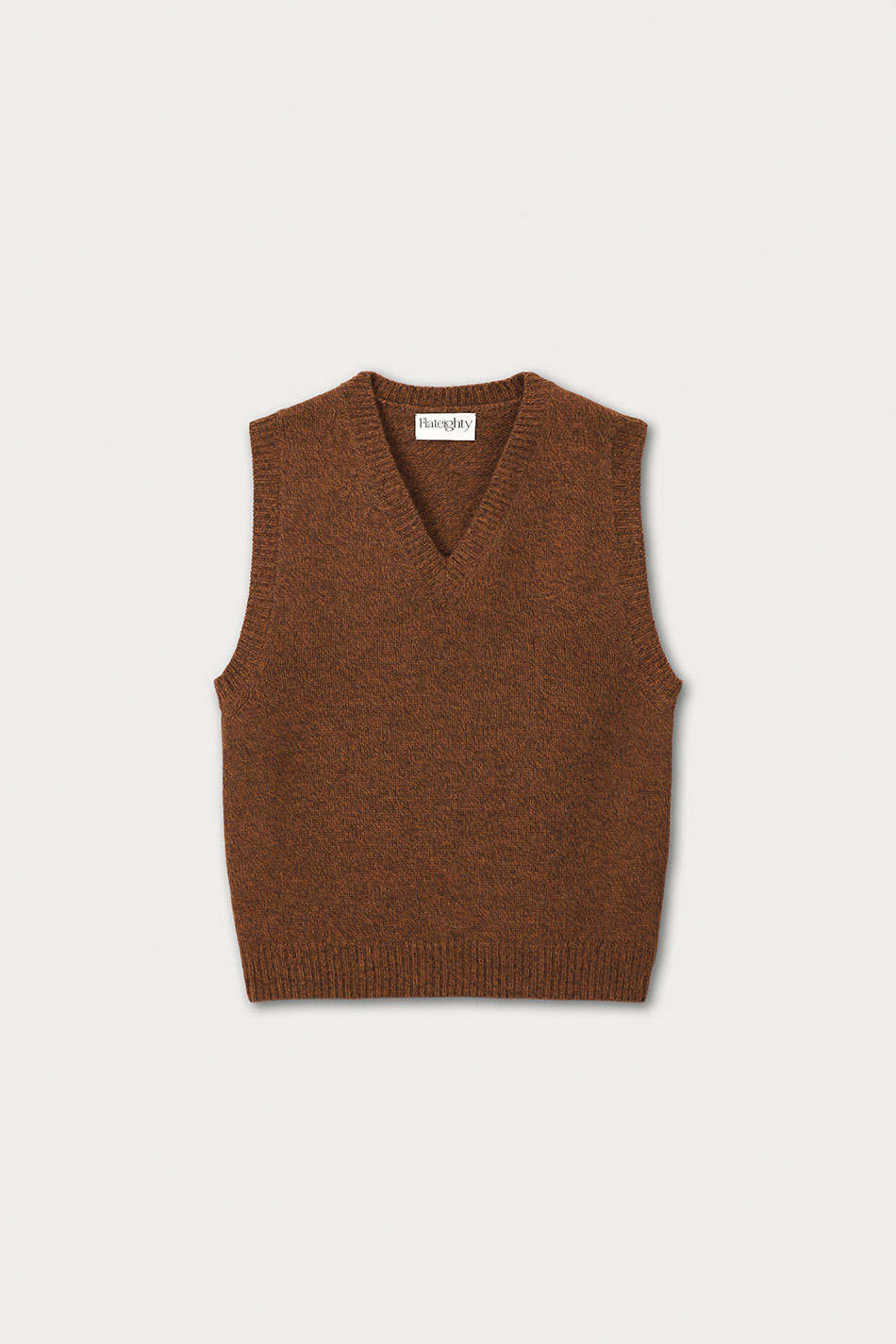 2nd / Ate Knit Vest (Brown)