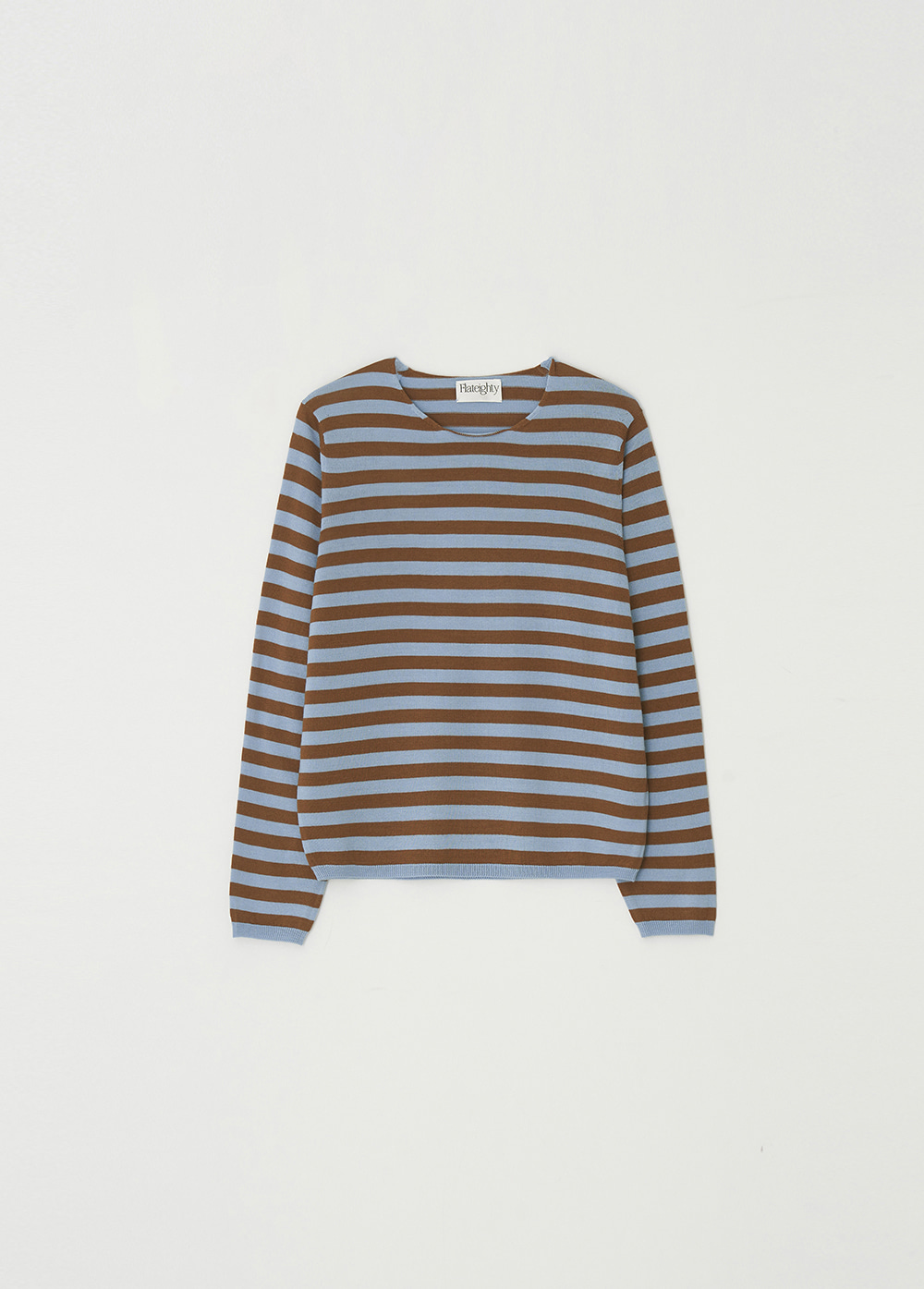 2nd/ Stripe Wool Knit (Brown)
