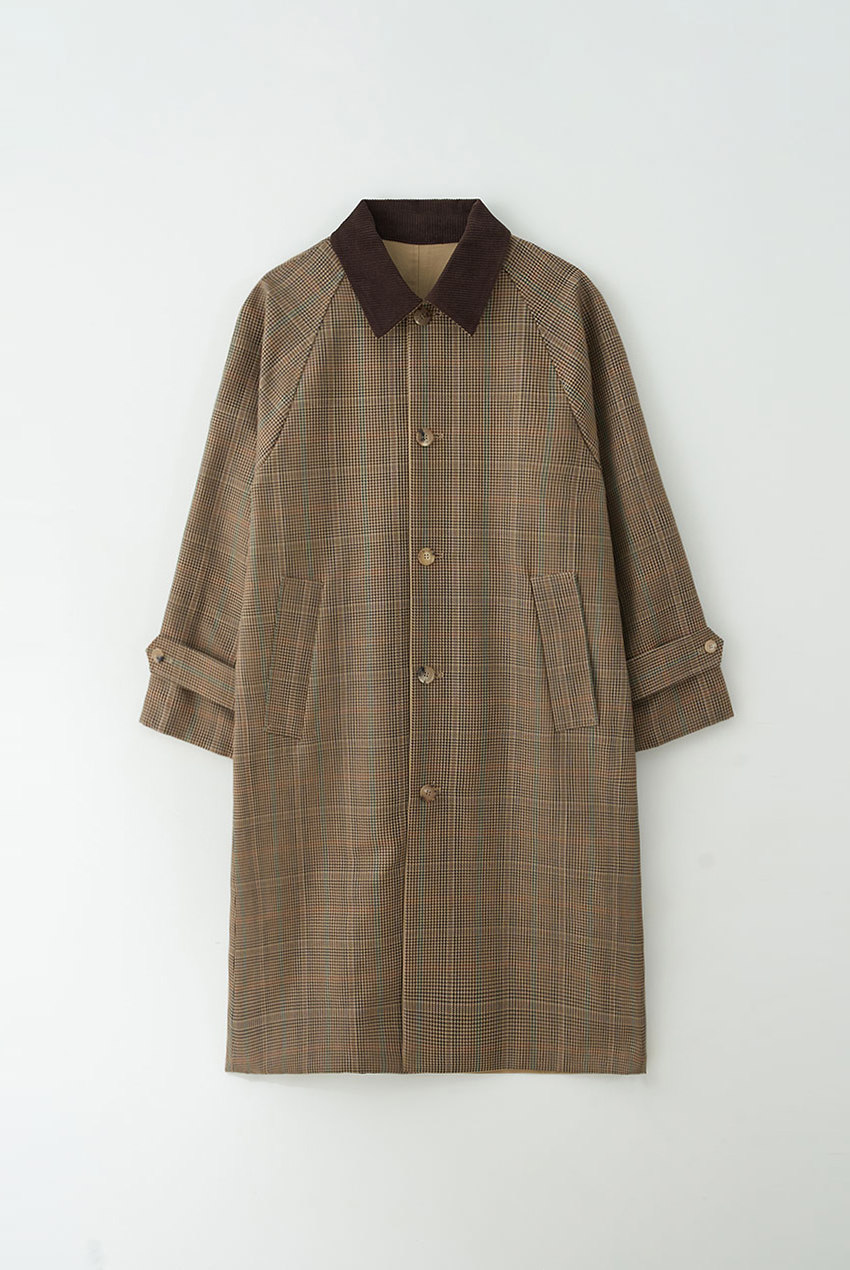3rd/ Reversible Check Trench (Beige)