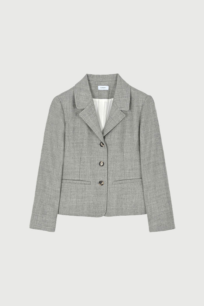 Petoll Wool Jacket (Natural Grey)