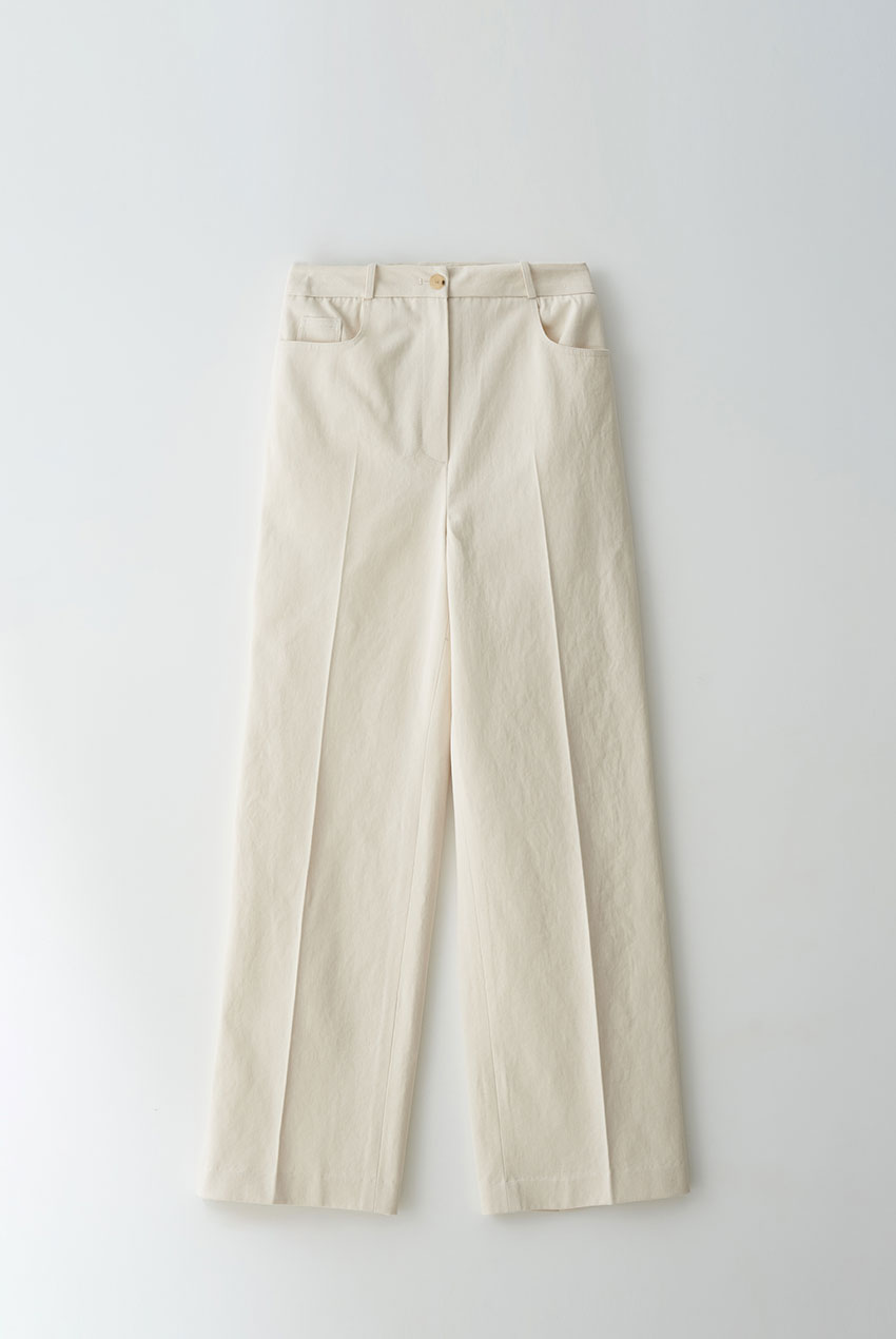 2nd/ Philip Cotton Pants  (Ivory)