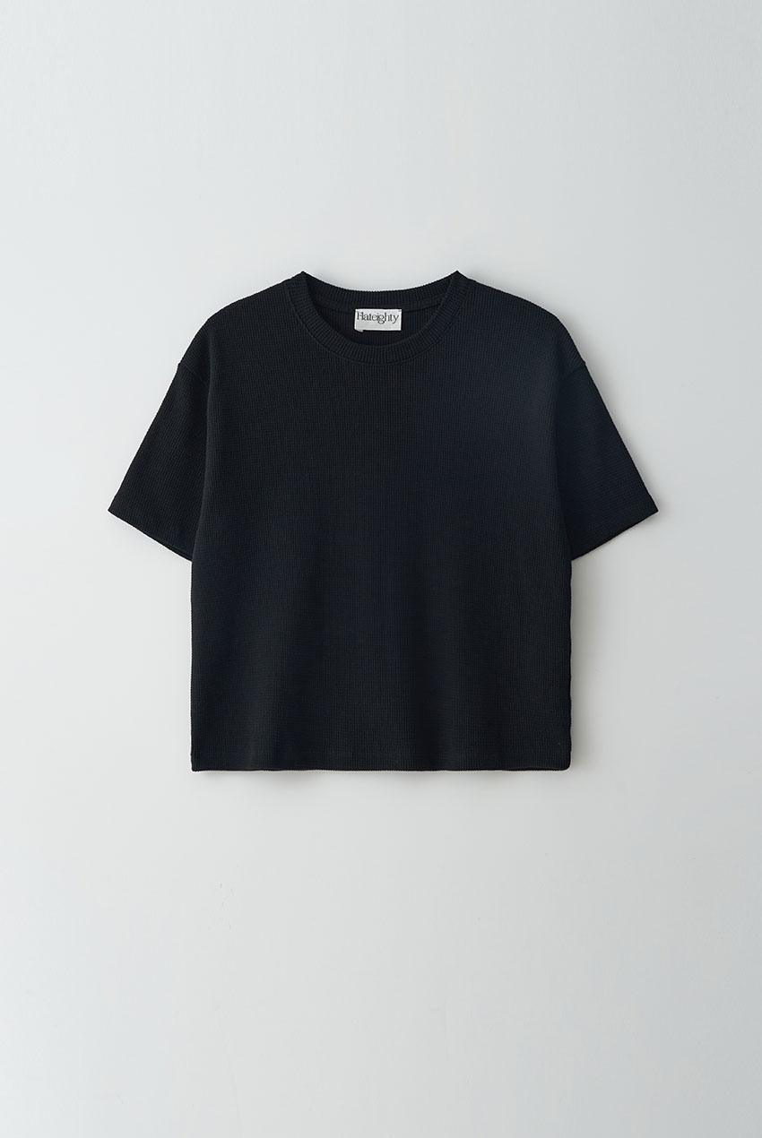 2nd/ Waffle T shirts (Black)