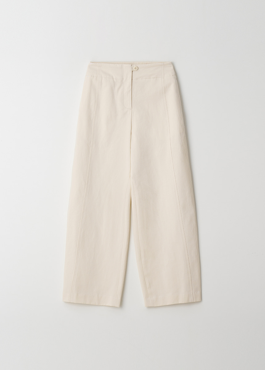 Tapered Line Trousers (Ivory)2nd drop 10% off  (10/4~10/11)