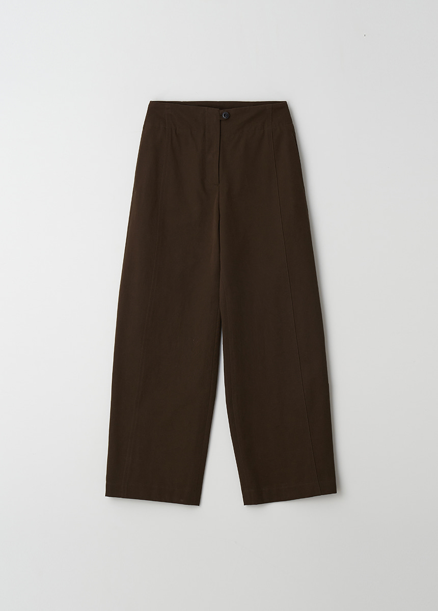 3rd/ Tapered Line Trousers (Brown)