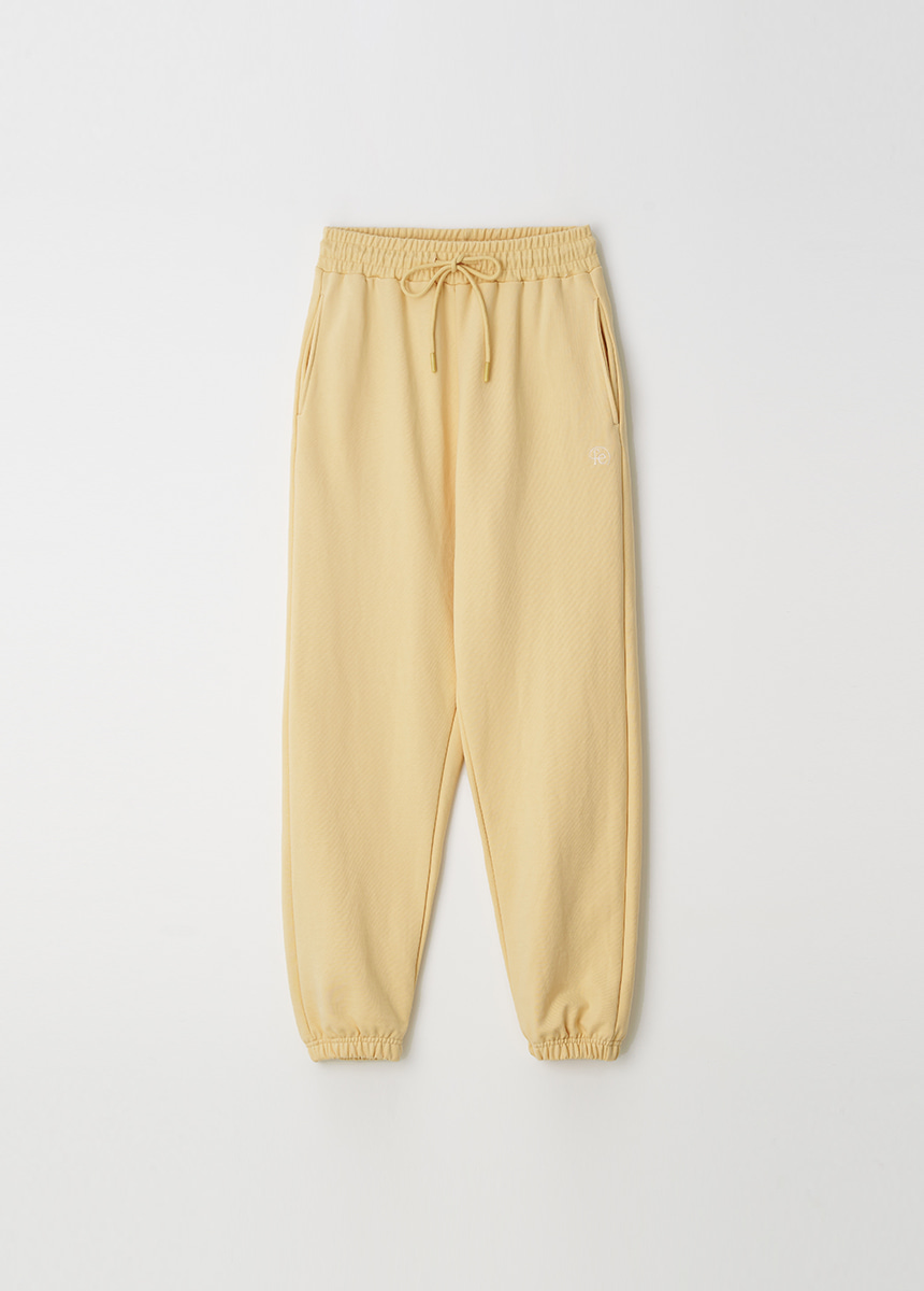 Embroidery Jogger Pants (Yellow)2nd drop 10% off  (10/4~10/11)